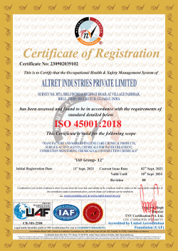 ISO 45001 Certificate